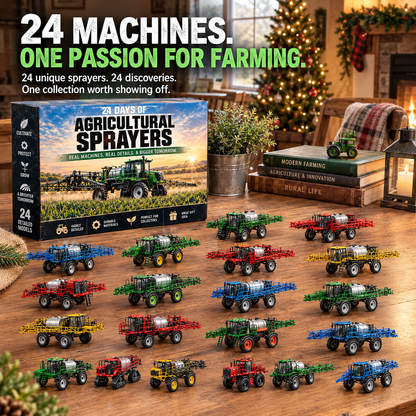🚜24 Days of Agricultural Sprayers Advent Calendar – 24 Unique Self-Propelled Farm Sprayer Miniatures