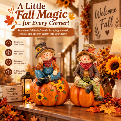 🍂 Ready to Fall in Love with Autumn?! ❤️ Two Adorable Little Friends Bringing Warmth & Joy to Every Home!