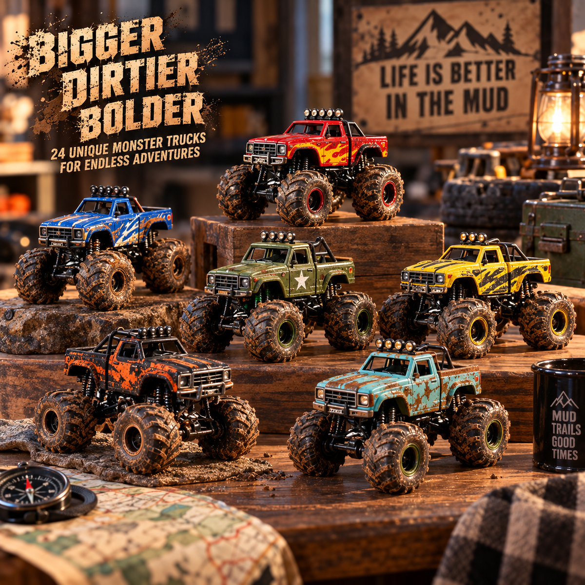 🔥 Ready to Get Dirty?! 🛻 2026 Mud Monsters Advent Calendar – 24 Days of Bigger, Bolder Off-Road Adventures!