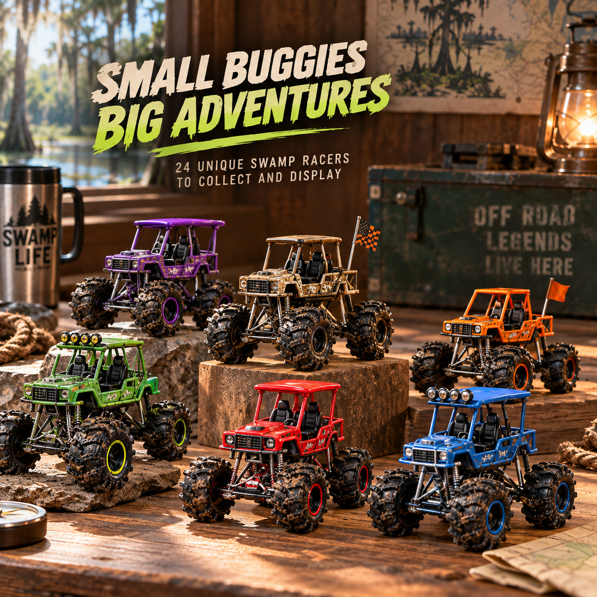 🔥 Born to Get Muddy?! 🏁 2026 Swamp Racers Advent Calendar – 24 Days of Wild Off-Road Adventures!