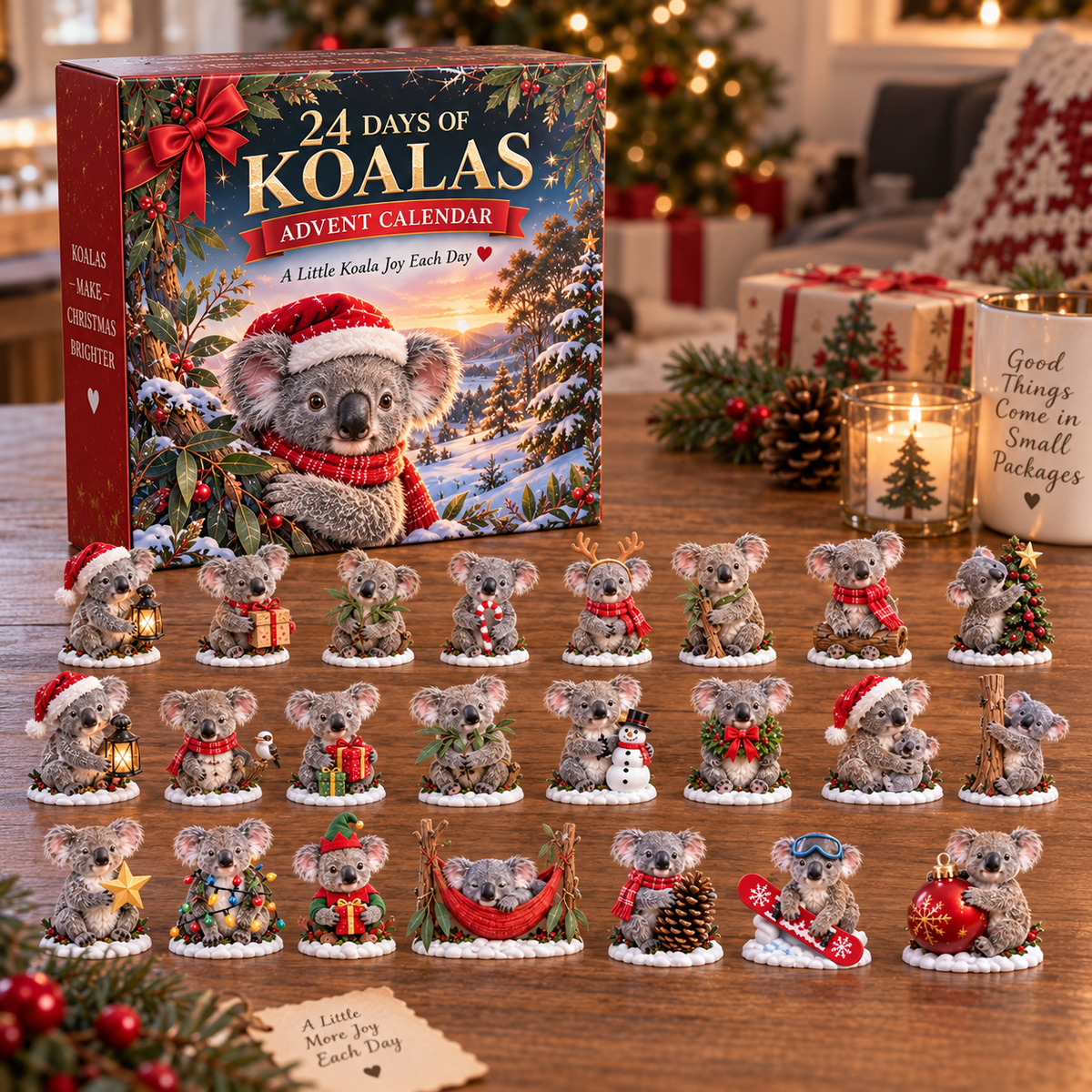 🐨 Ready for 24 Days of Cuteness? 🎄 2026 Koala Christmas Advent Calendar – 24 Adorable Surprises!
