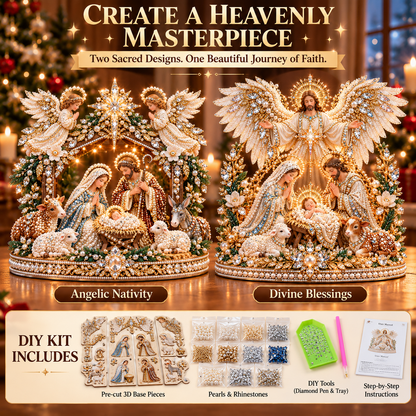 ✨ Ready to Bring Bethlehem to Life? ✝️ 2026 Nativity 3D Pearl Art DIY Kit – A Masterpiece Made With Faith!