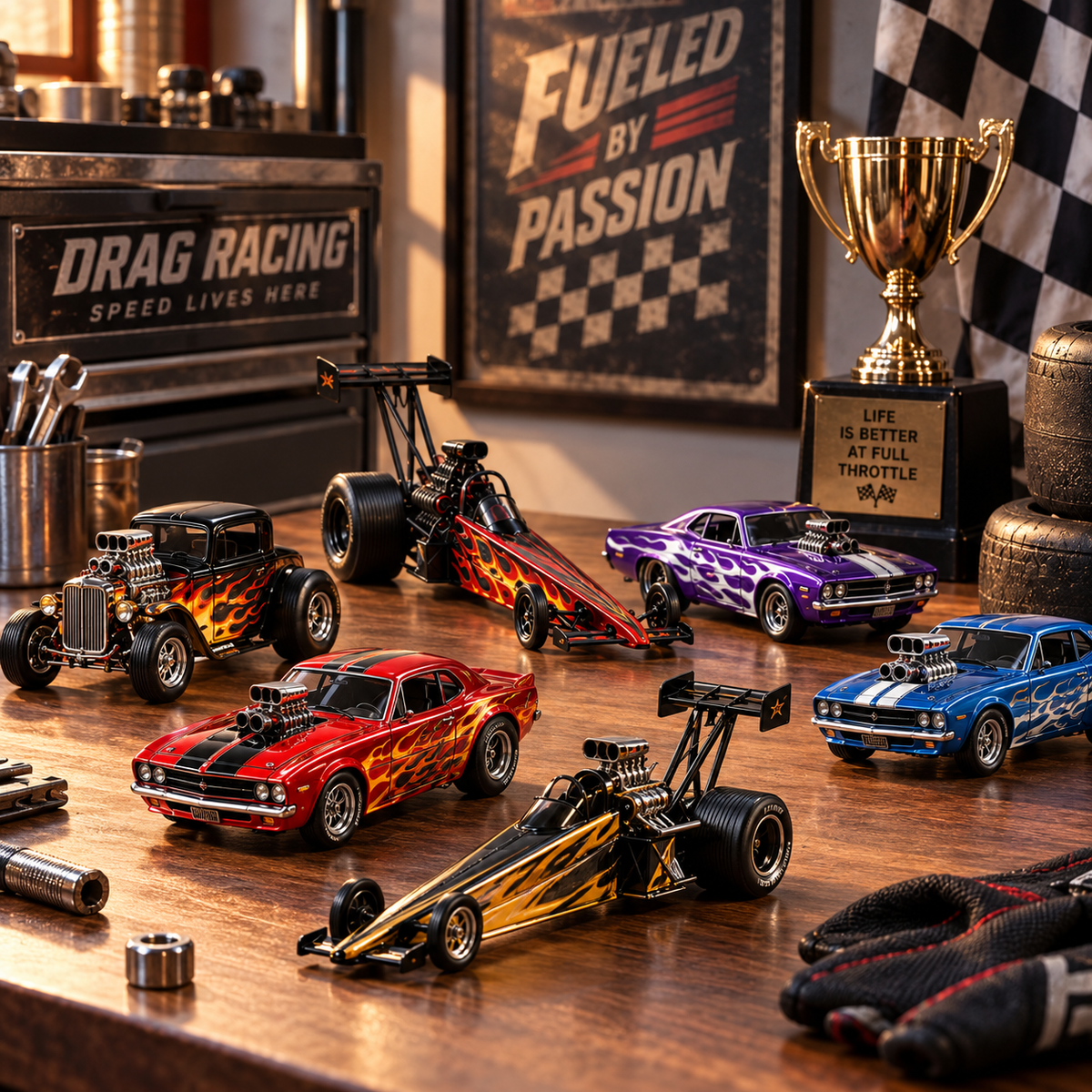 🏁 Ready to Feel the Rush?! 🏎️ 2026 Drag Racing Advent Calendar – 24 Days of Speed, Power & Collectible Legends!