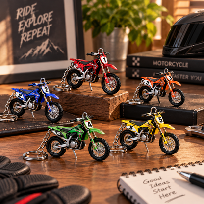 24 Days of Motocross – 24 Mini Dirt Bike Keychains Christmas Advent Calendar
