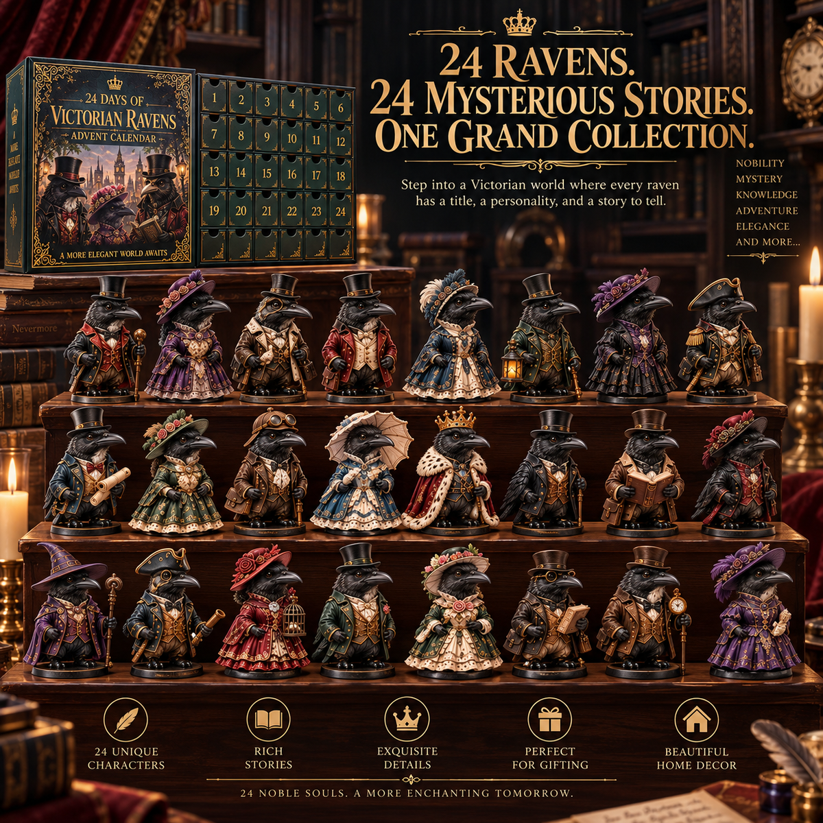 🖤 24 Days of Victorian Ravens – 24 Noble Characters, One Extraordinary Gothic Collection