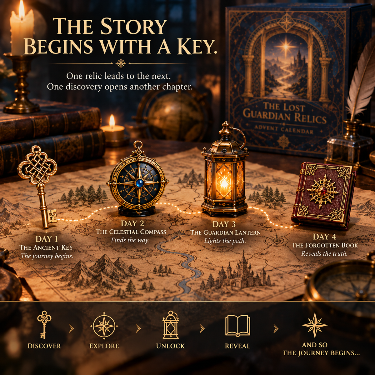 24 Relics. 24 Chapters. One Story to Complete. 🗝️