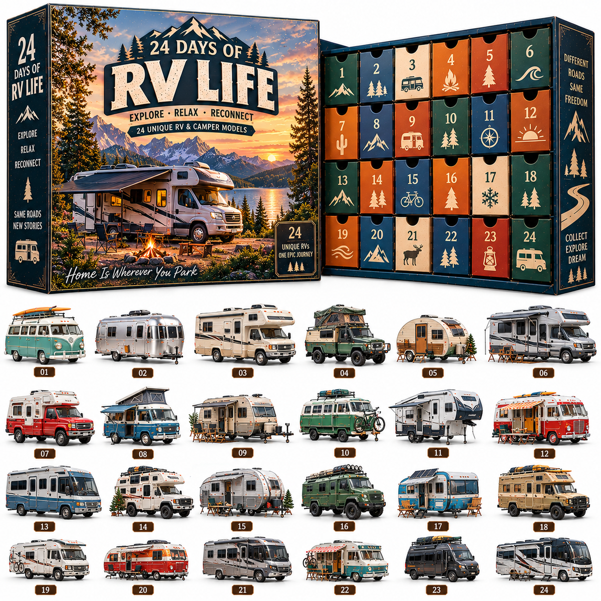 🔥 Ready for a Retro Road Trip?! 🚐 2026 Vintage RV Adventures – 24 Days of Freedom!