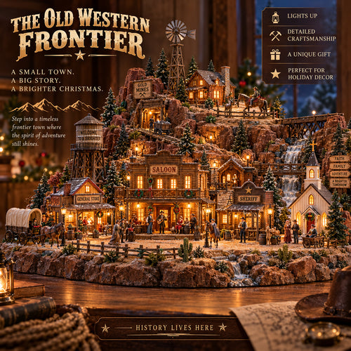 🤠 Ready to Bring the Old West Home?! ⭐ The Old Western Frontier – A Glowing Town Full of Legendary Stories!
