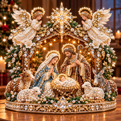 ✨ Ready to Bring Bethlehem to Life? ✝️ 2026 Nativity 3D Pearl Art DIY Kit – A Masterpiece Made With Faith!