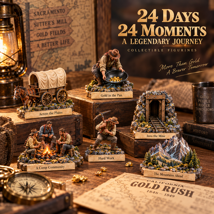 ⛏️ Ready to Strike Gold?! 💰 1849 California Gold Rush – 24 Days of Adventure & Historic Treasures!