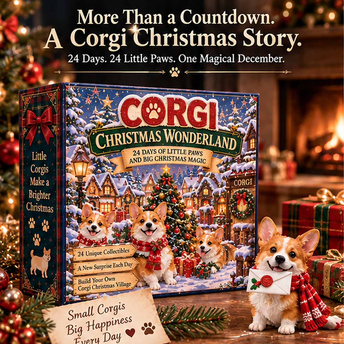 🐾 Corgi Christmas Wonderland — 24 Days of Little Paws, Big Christmas Magic 🎄