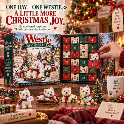 Westie Christmas Village — 24 Days of Little Westies, Big Christmas Joy 🎄🐾