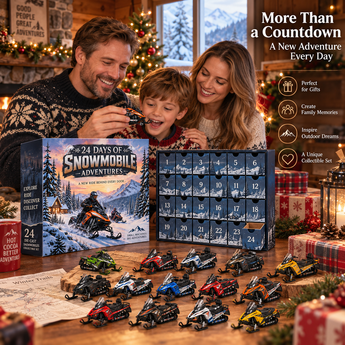 ❄️ Ready to Conquer the Snow?! 🏔️ 2026 Snowmobile Adventures – 24 Days of Winter Thrills & Collectible Rides!