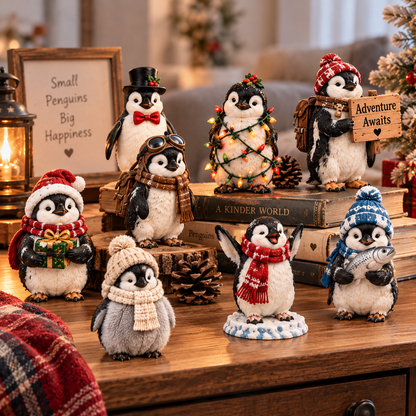 24 Days of Penguins Advent Calendar – 24 Unique Penguin Figurines | Christmas Countdown Gift