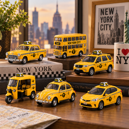 24 Days of New York Yellow Taxis – 24 Iconic Cab Collectibles | NYC Christmas Countdown Gift Set