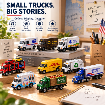 24 Days of American Delivery Classics – 24 Unique Truck Collectibles | Christmas Countdown Gift Set