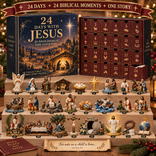 🔥No way！last 3 days！24-Day Jesus Mini Brick Advent Calendar