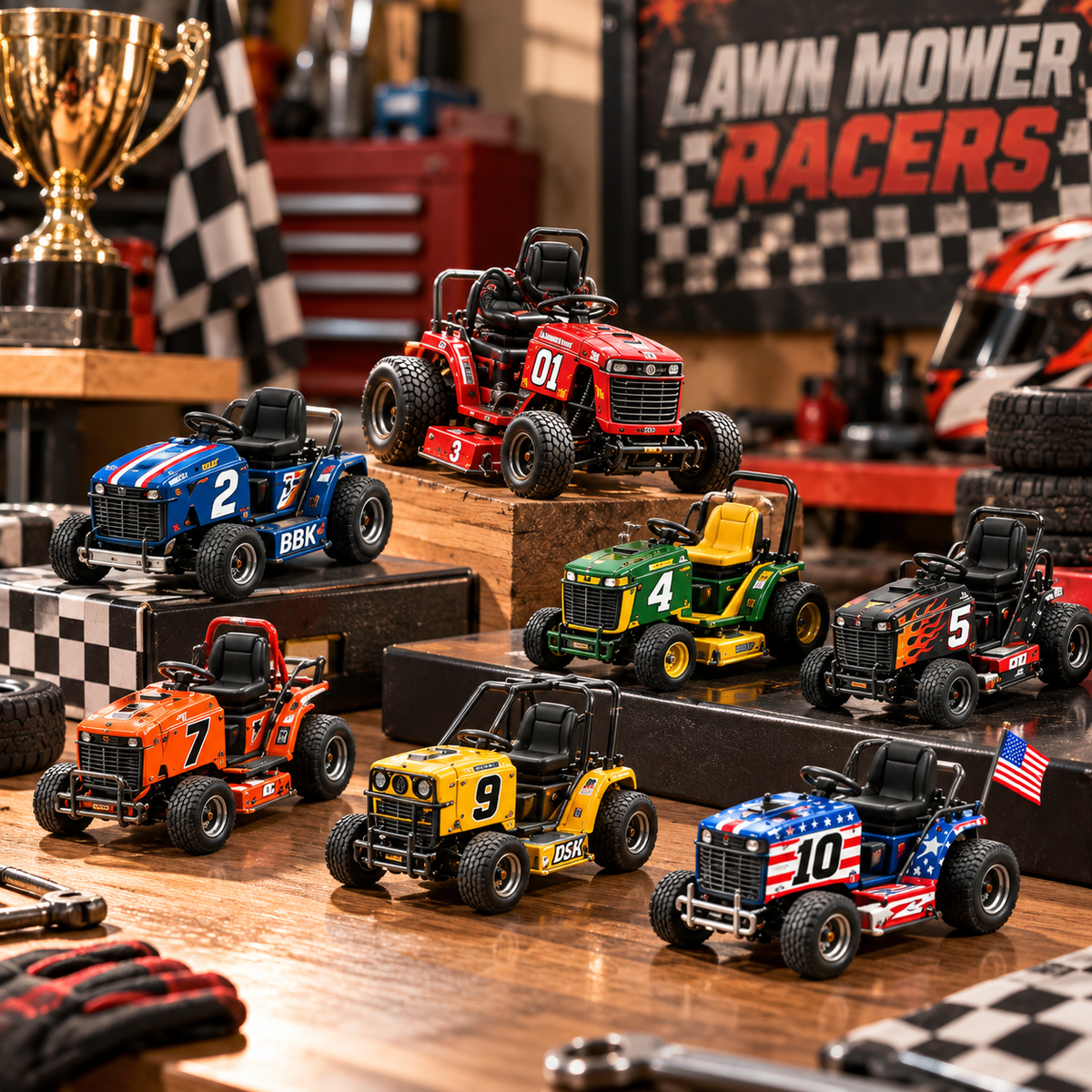 🔥 Who Says Lawn Mowers Can't Race?! 🏁 2026 Lawn Mower Racers Advent Calendar – 24 Days of Backyard Racing Madness!