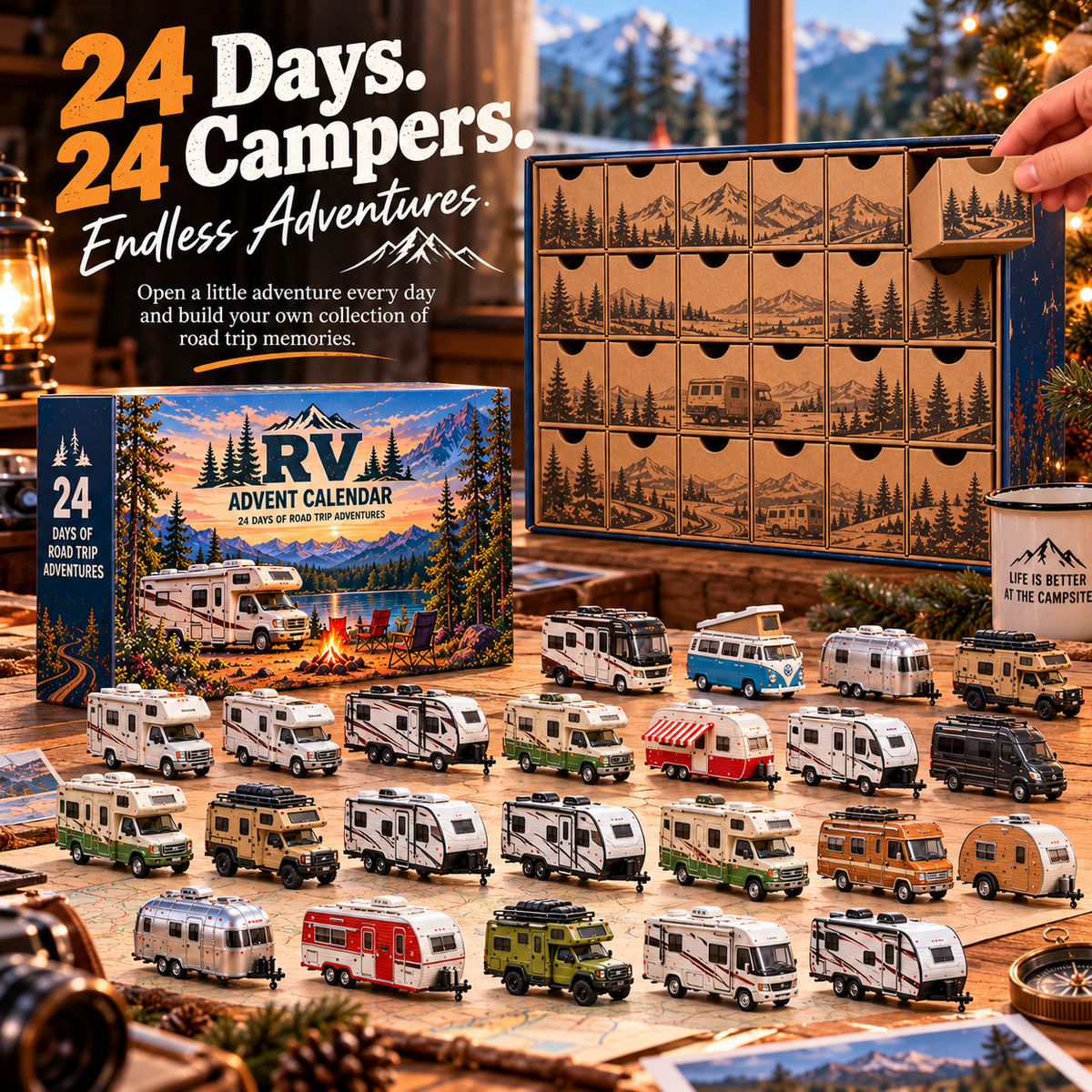 🚐 24-Day RV Advent Calendar – ❤️ Some Roads Never Leave Your Heart.