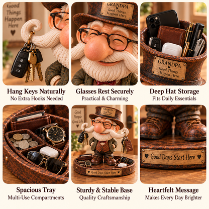🔥 SHOCKING DEAL! 👴 Wait… Grandpa Can Hold ALL That?! 😂 Big Nose Grandpa – Funny Multi-Purpose Organizer & Unique Gift!