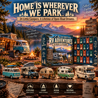 🔥 Ready for a Retro Road Trip?! 🚐 2026 Vintage RV Adventures – 24 Days of Freedom!