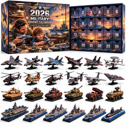 🚀🪖 Ready to Command the Ultimate Fleet! 2026 Military Advent Calendar of Land, Sea & Air Adventures