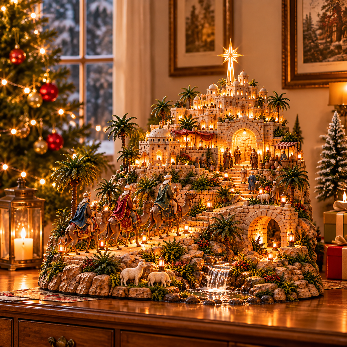 ✨ Follow the Star to Bethlehem! 🌟 2026 Three Wise Men’s Journey – Light-Up Christmas Village of Faith & Hope