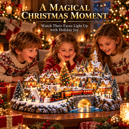 🔥 Ready to Bring Christmas Magic Home? 🚂 2026 Christmas Train Village – A Little World Full of Joy!
