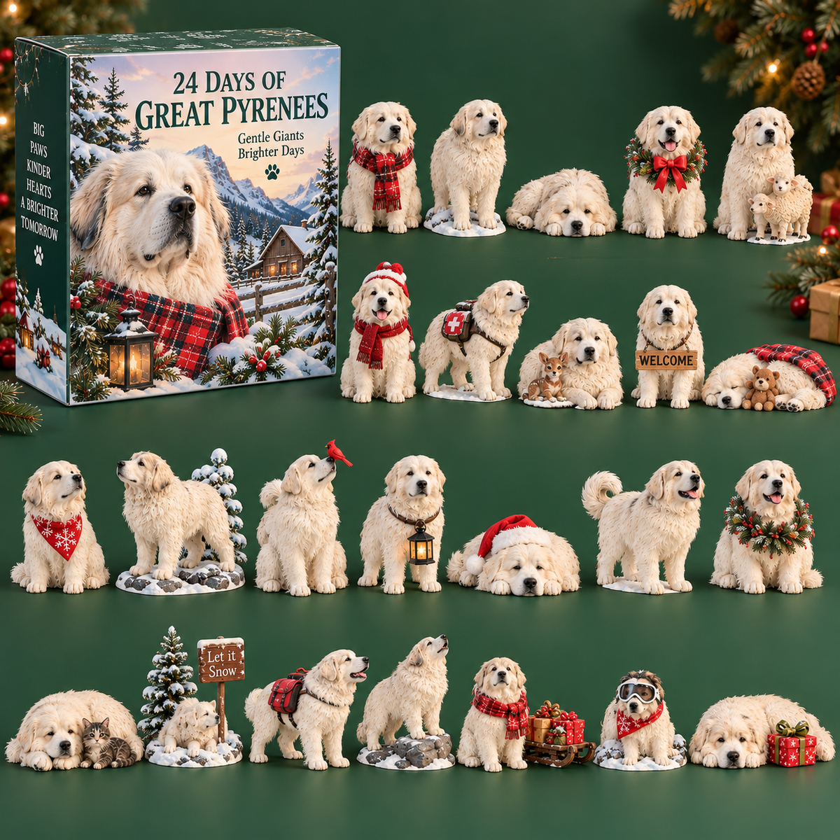 🐾24 Days of Great Pyrenees — Big Paws, Gentle Hearts & 24 Moments to Treasure 🤍