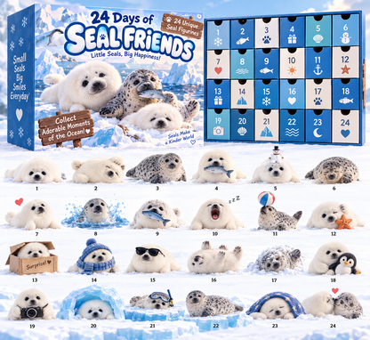 🦭Eat. Sleep. Flop. Repeat! 😂 24 DAYS OF SEAL-Y CHRISTMAS CHAOS Collection