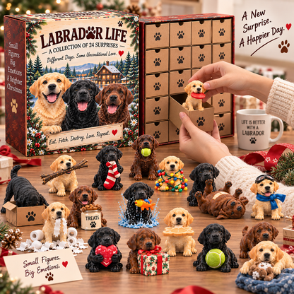 🔥 50% OFF ENDS TODAY!  🐾 Labrador Life — 24 Little Moments Every Lab Lover Knows