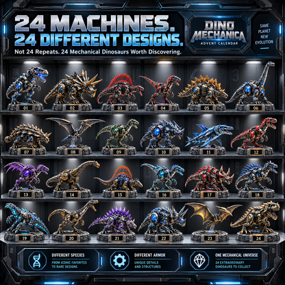 🤖🦖 24 Days of Mecha Dinosaurs – One Epic Prehistoric Collection