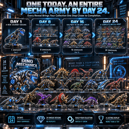 🤖🦖 24 Days of Mecha Dinosaurs – One Epic Prehistoric Collection