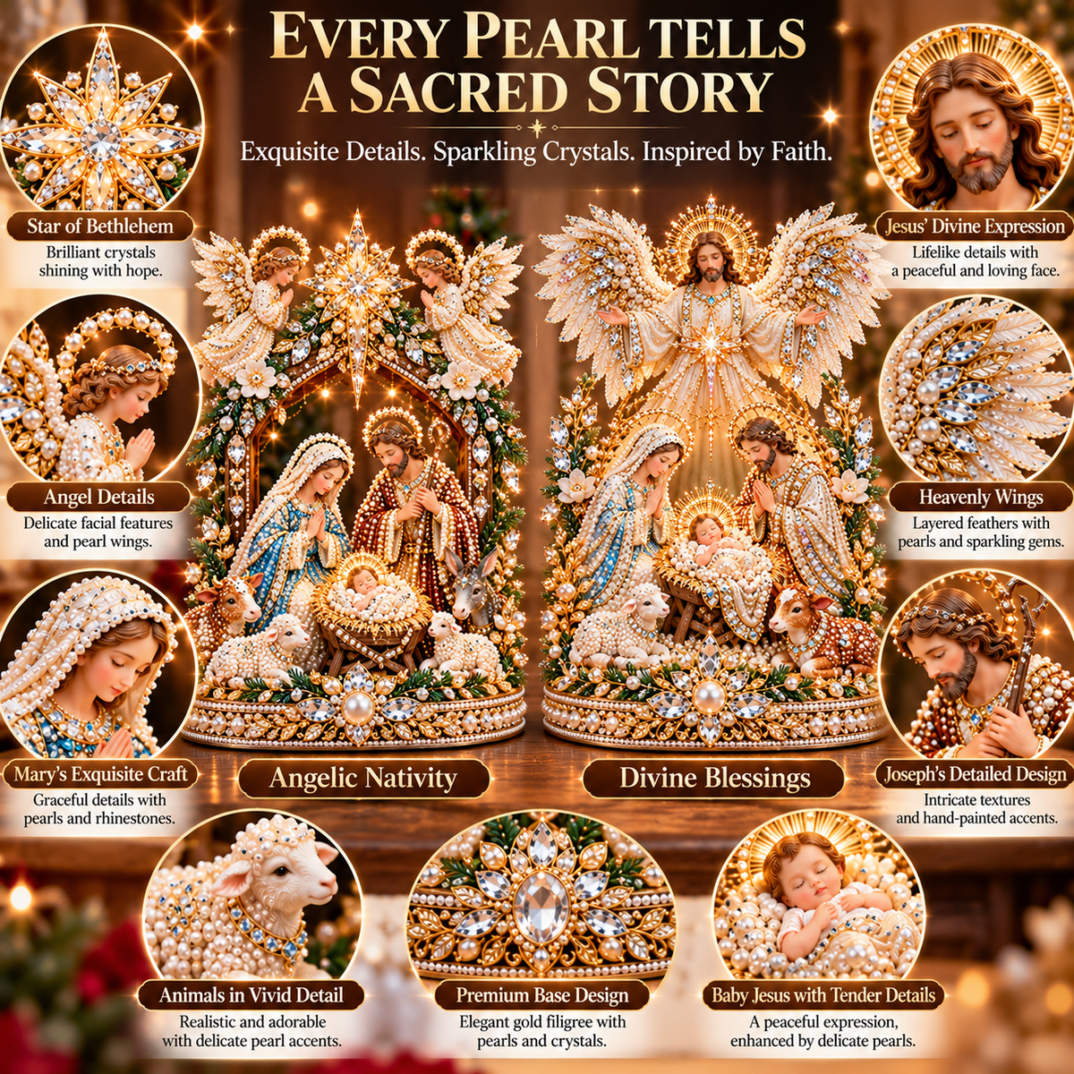 ✨ Ready to Bring Bethlehem to Life? ✝️ 2026 Nativity 3D Pearl Art DIY Kit – A Masterpiece Made With Faith!