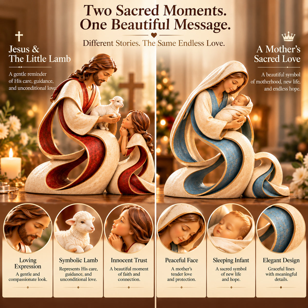 ✝️ A Little Moment of Faith, A Lifetime of Love! ❤️ Stories of His Love – Meaningful Christian Sculptures