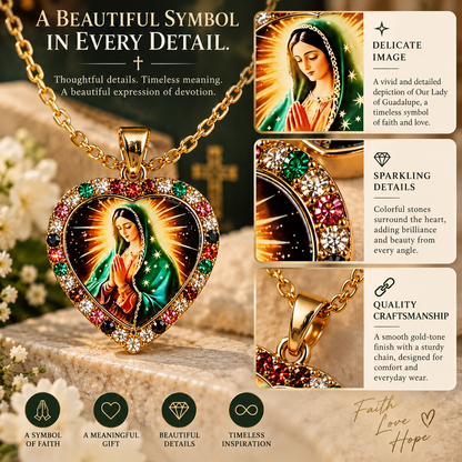❤️ Our Lady of Guadalupe Necklace – Keep Faith Close to Your Heart