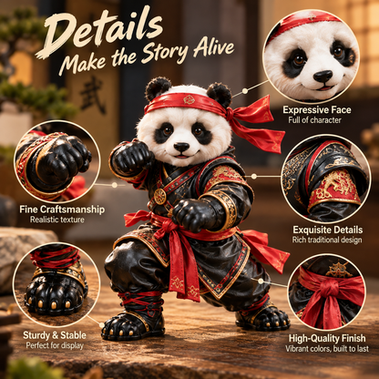 Martial Arts Panda Warrior Advent Calendar – 24 Unique Kung Fu Panda Figurines