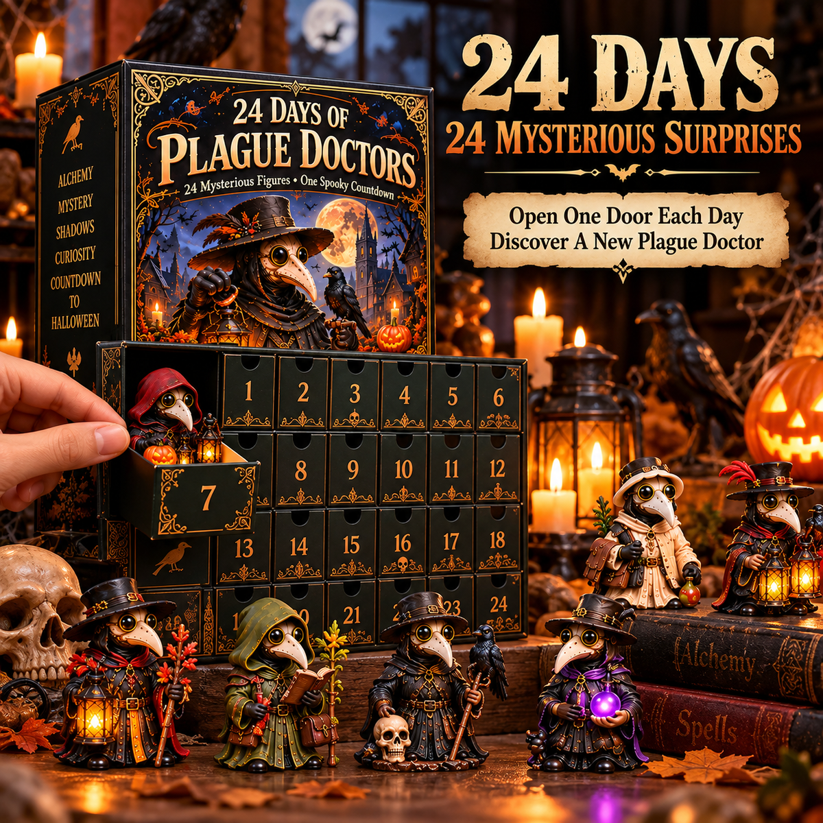 🦇 24 Days of Plague Doctors Advent Calendar