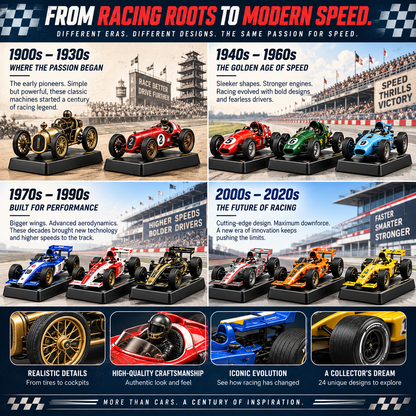 🏎️24 Days of American Racing Legends Advent Calendar – 24 Vintage to Modern Race Car Collectibles