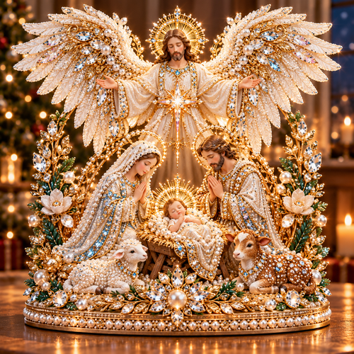 ✨ Ready to Bring Bethlehem to Life? ✝️ 2026 Nativity 3D Pearl Art DIY Kit – A Masterpiece Made With Faith!