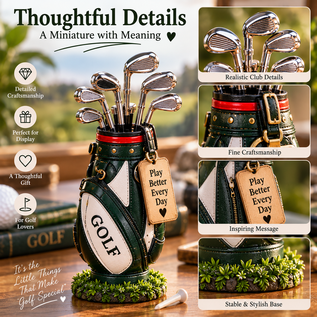24 Days of Golf – From the First Tee to the Final Putt Collectible Countdown Set ⛳