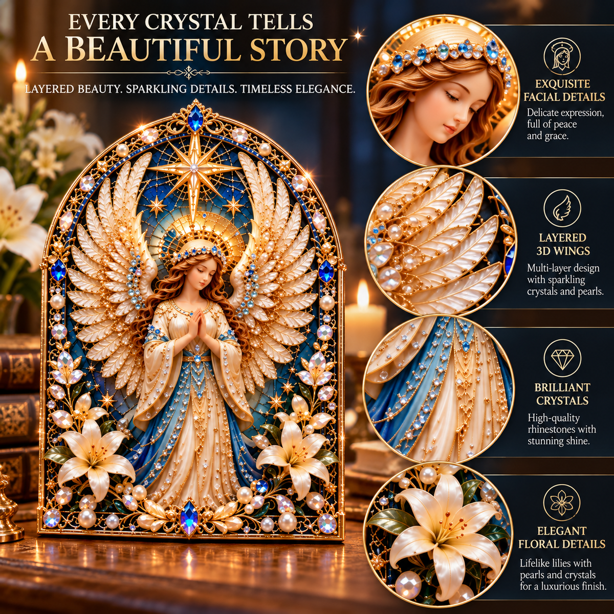 🪽 A Little Angel, A Lifetime of Love ✨ Create Your Own Sparkling Symbol of Faith & Hope