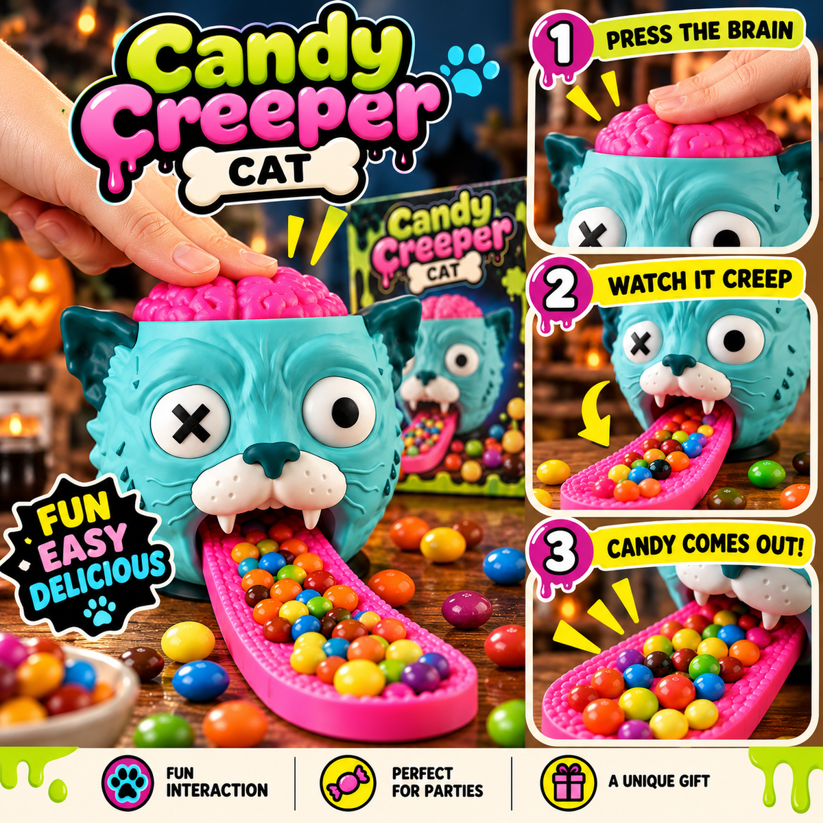 🍬 Ready for a Sweet Surprise 😂 Candy Creeper Series – 3 Crazy Characters, Endless Laughs & Sweet Fun!