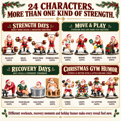 🏋️ North Pole Fitness Club – 24-Day Santa Advent Calendar