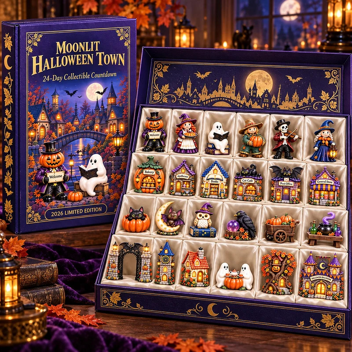 24 Nights of Moonlit Magic — Build Your Own Halloween Town, One Surprise at a Time 🎃🌙