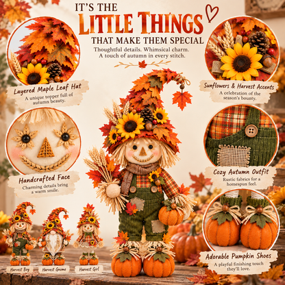 🍁 Ready to Bring Autumn Home? 🌻 3 Charming Characters,  Endless Ways to Celebrate Fall!