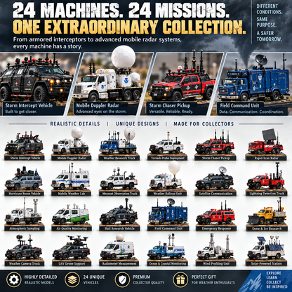 🌪️ Ready to Chase the Storm?! 🚙 2026 Storm Chasers Collection – 24 Days of Legendary Weather Machines & Wild Adventures!