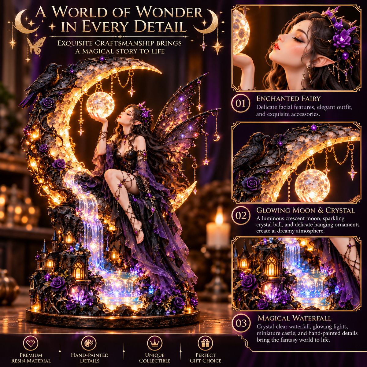 🌙 Ready to Enter a Magical World?! 🧚 Dark Fairy Moonlight – A Glowing Fantasy Beyond Imagination!