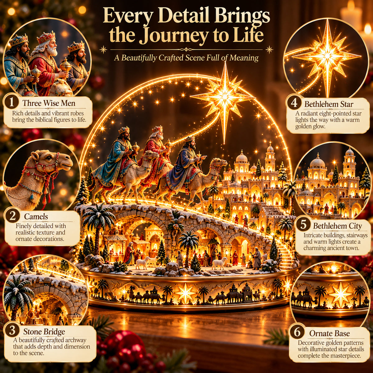 ⭐ Ready to Follow the Star?! ✨ Three Kings' Journey – A Glowing Bethlehem Christmas Story!