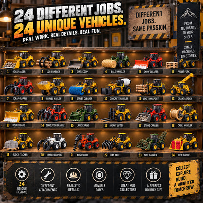 24 Days of Wheel Loaders – Construction Vehicle Christmas Advent Calendar 🚜🎄
